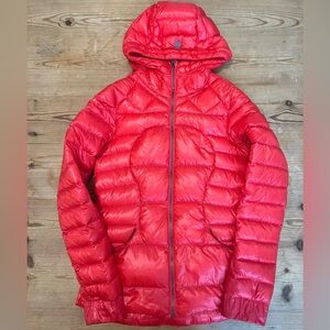 Lululemon Athletica Women’s Red Puffer Jacket Size 4